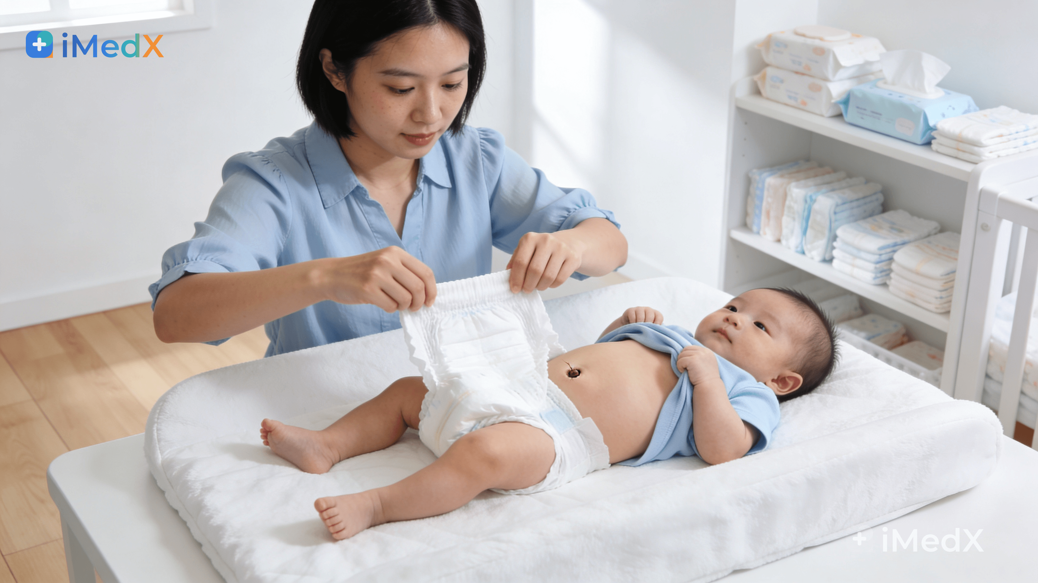 Chăm sóc rốn sơ sinh đúng cách — dấu hiệu nhiễm trùng cần biết