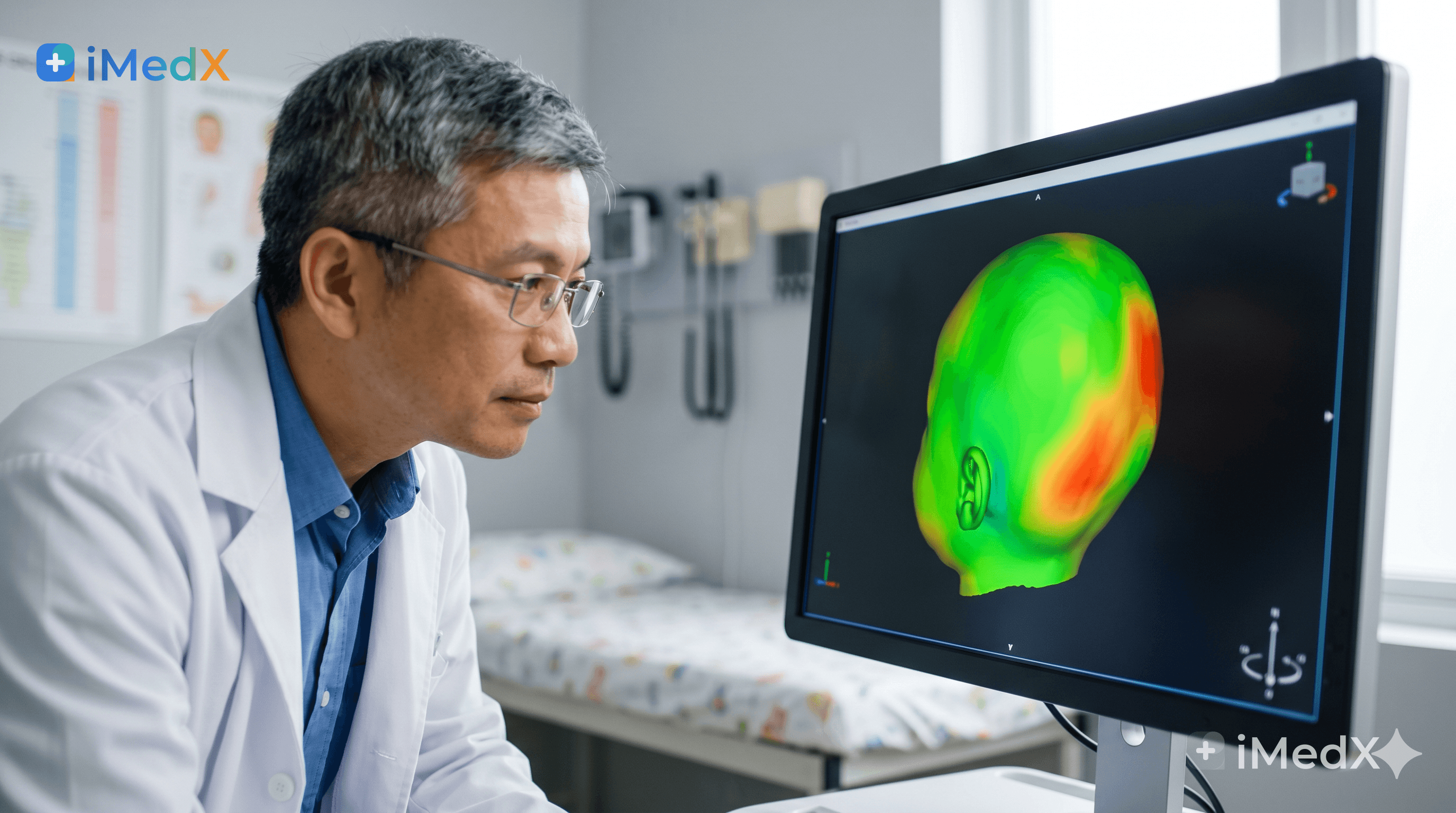 Quét 3D đầu em bé: An toàn hơn đo tay thế nào?