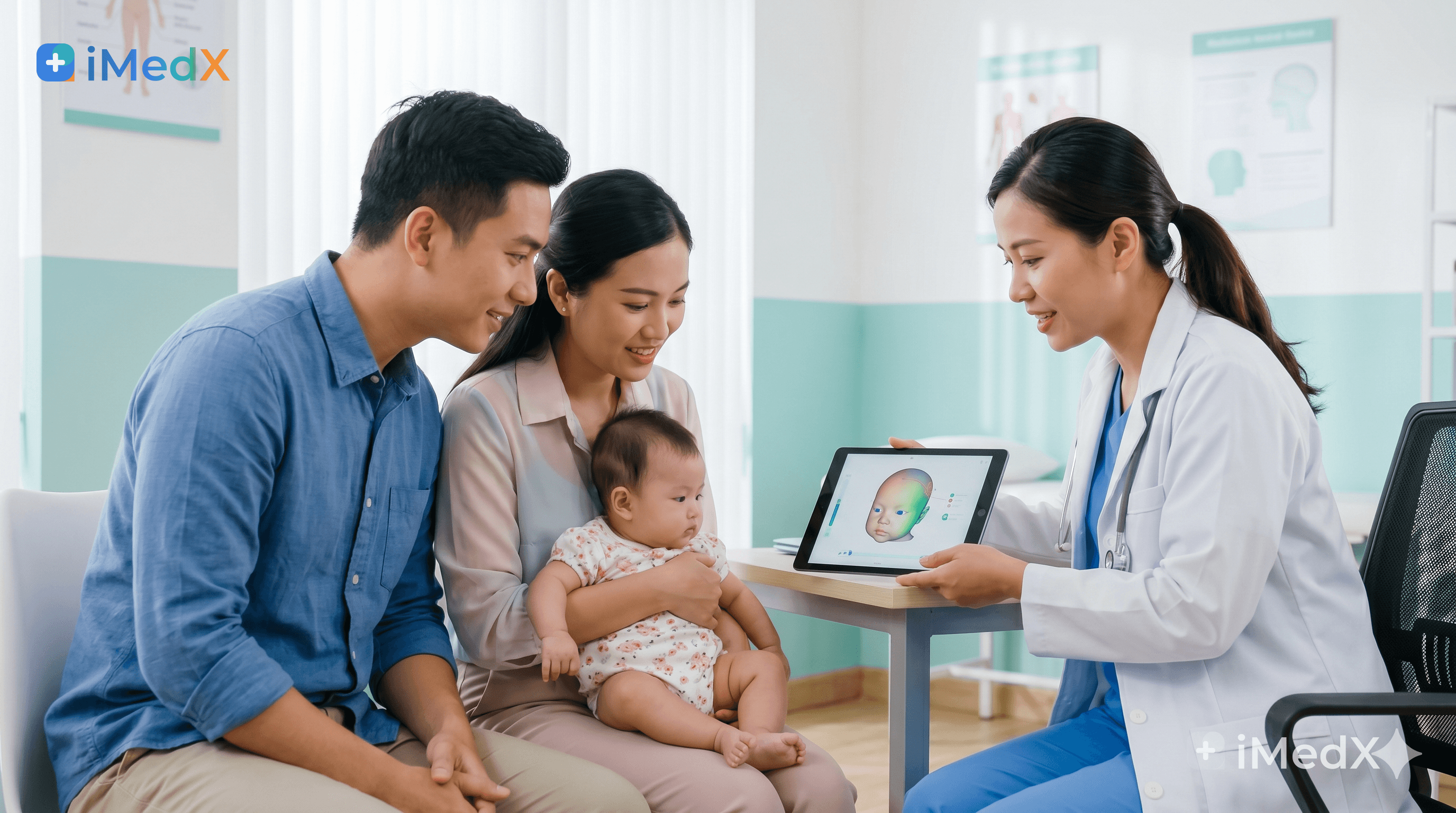 Quét 3D đầu em bé: An toàn hơn đo tay thế nào?